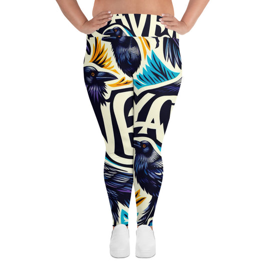 Kiburi Raven Plus Size Leggings