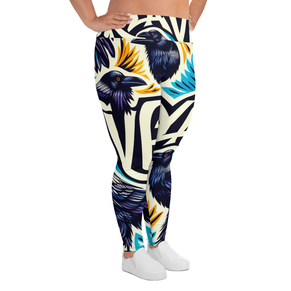 Kiburi Raven Plus Size Leggings