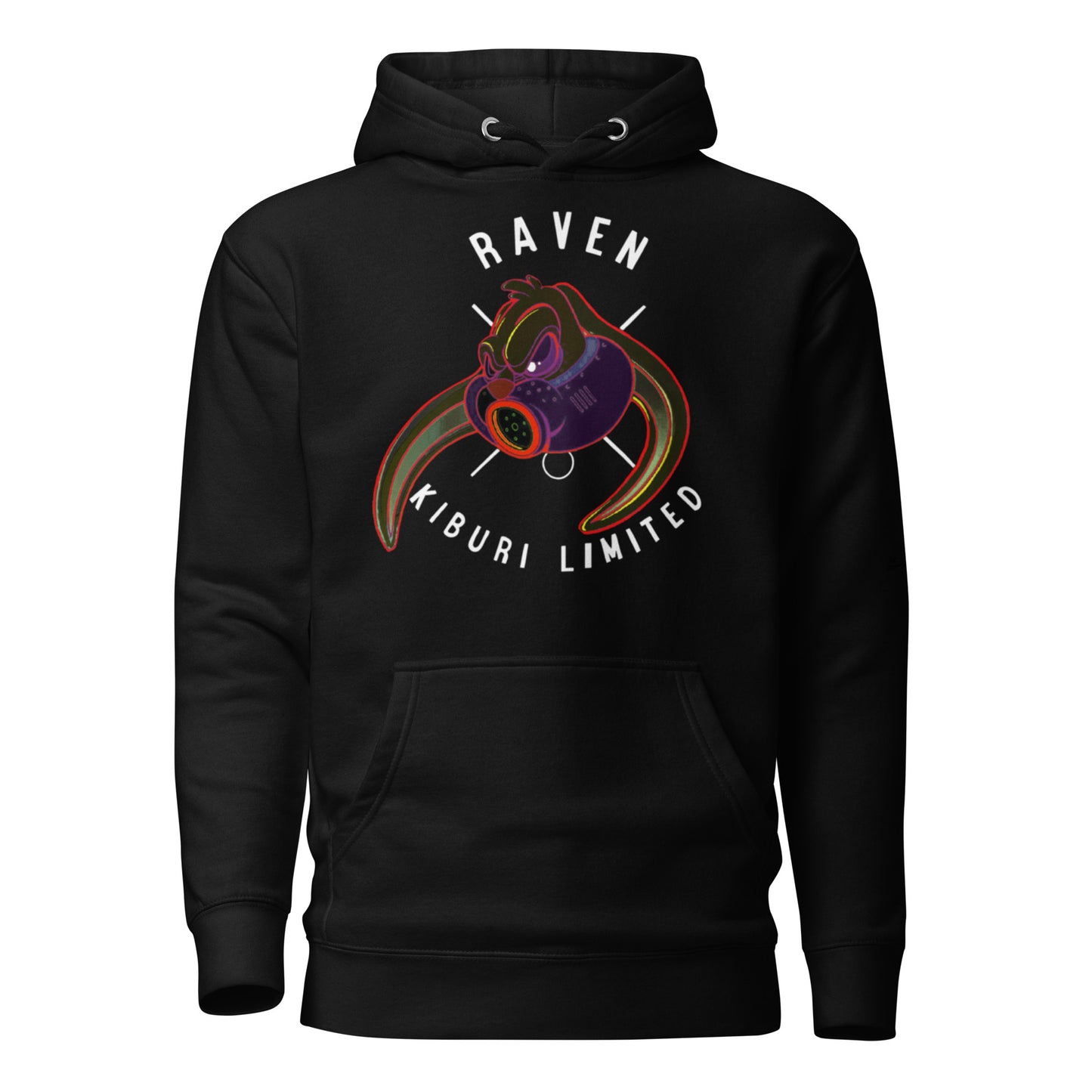 Kiburi Raven Masked Hoodie