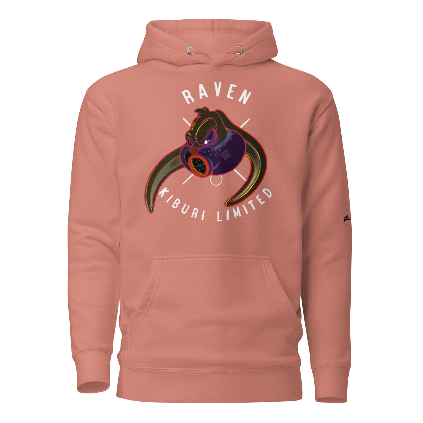 Kiburi Raven Masked Hoodie