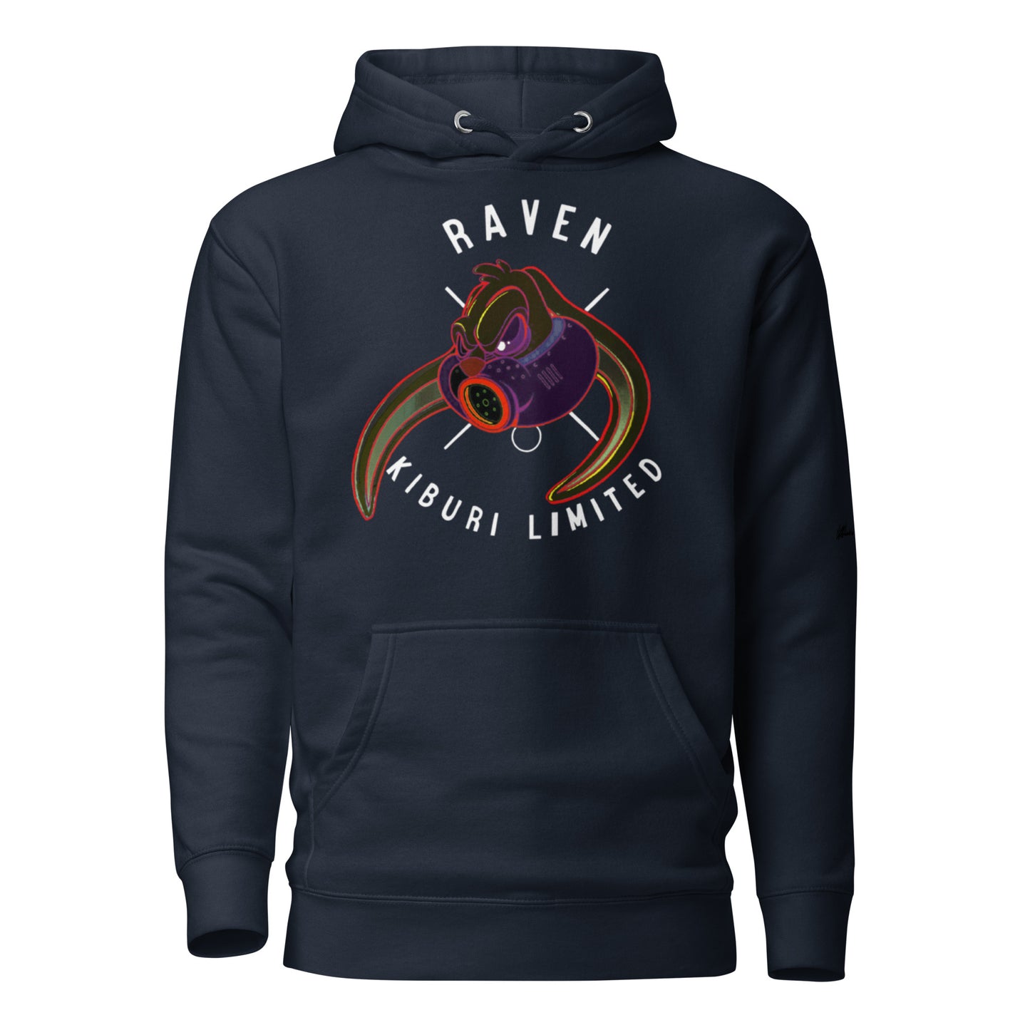 Kiburi Raven Masked Hoodie