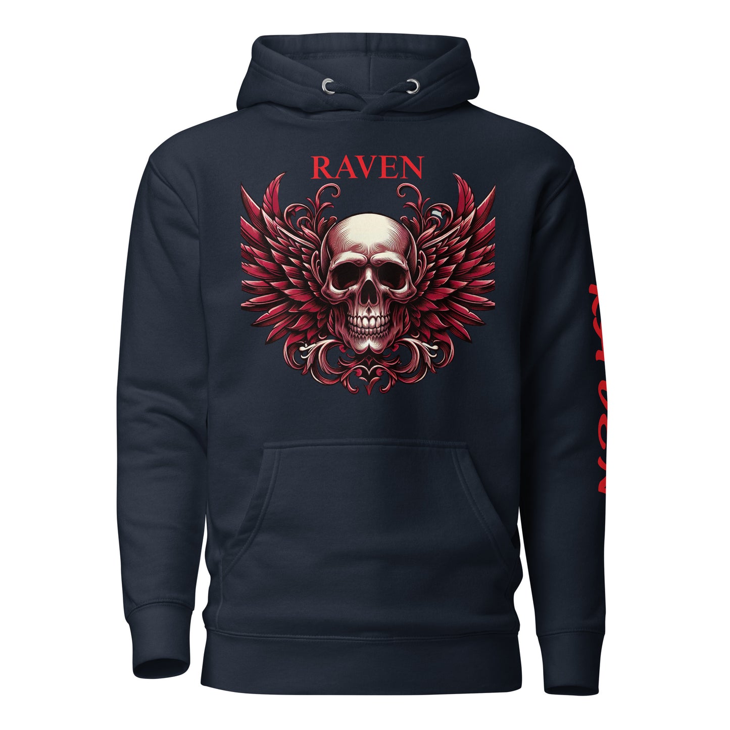 RED Skull Unisex Hoodie