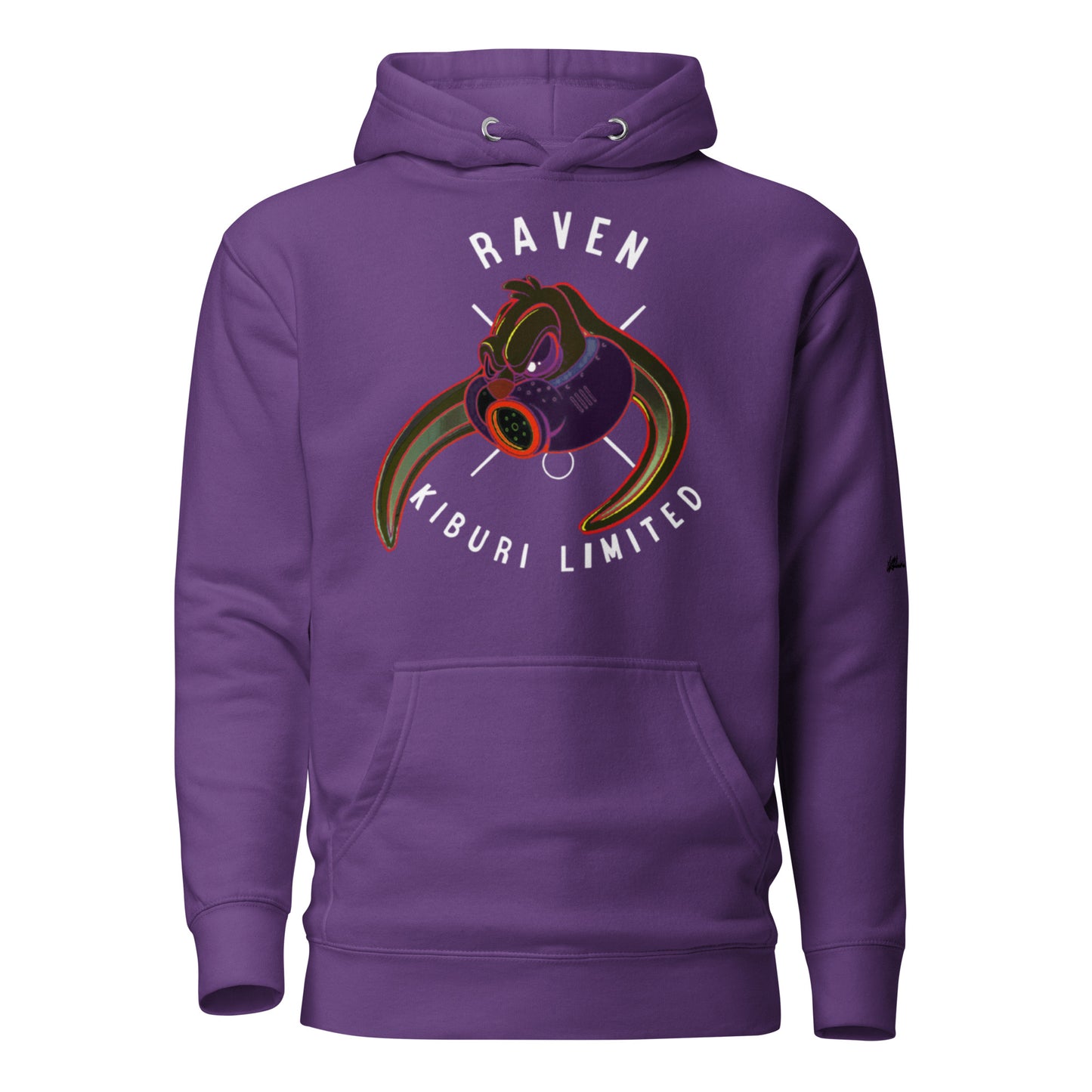 Kiburi Raven Masked Hoodie