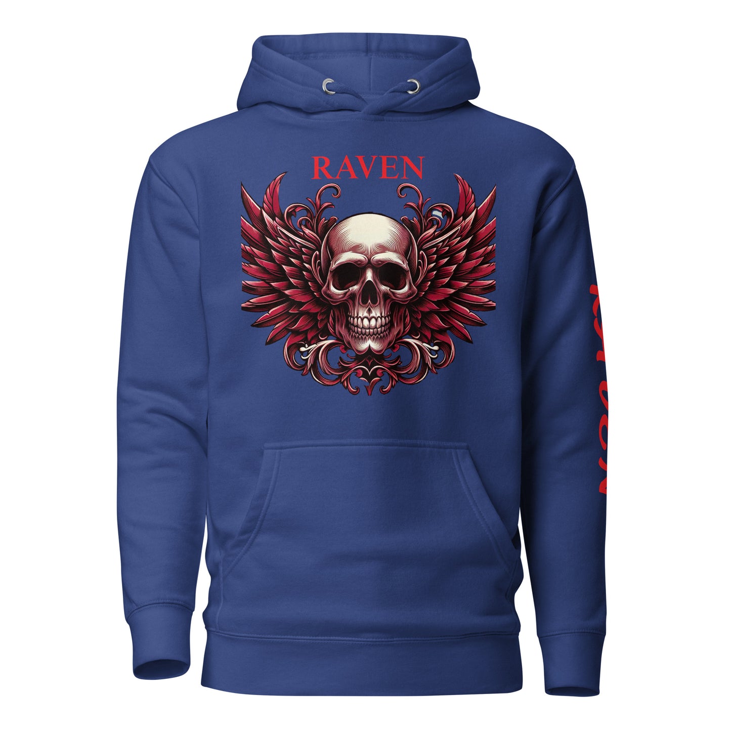 RED Skull Unisex Hoodie