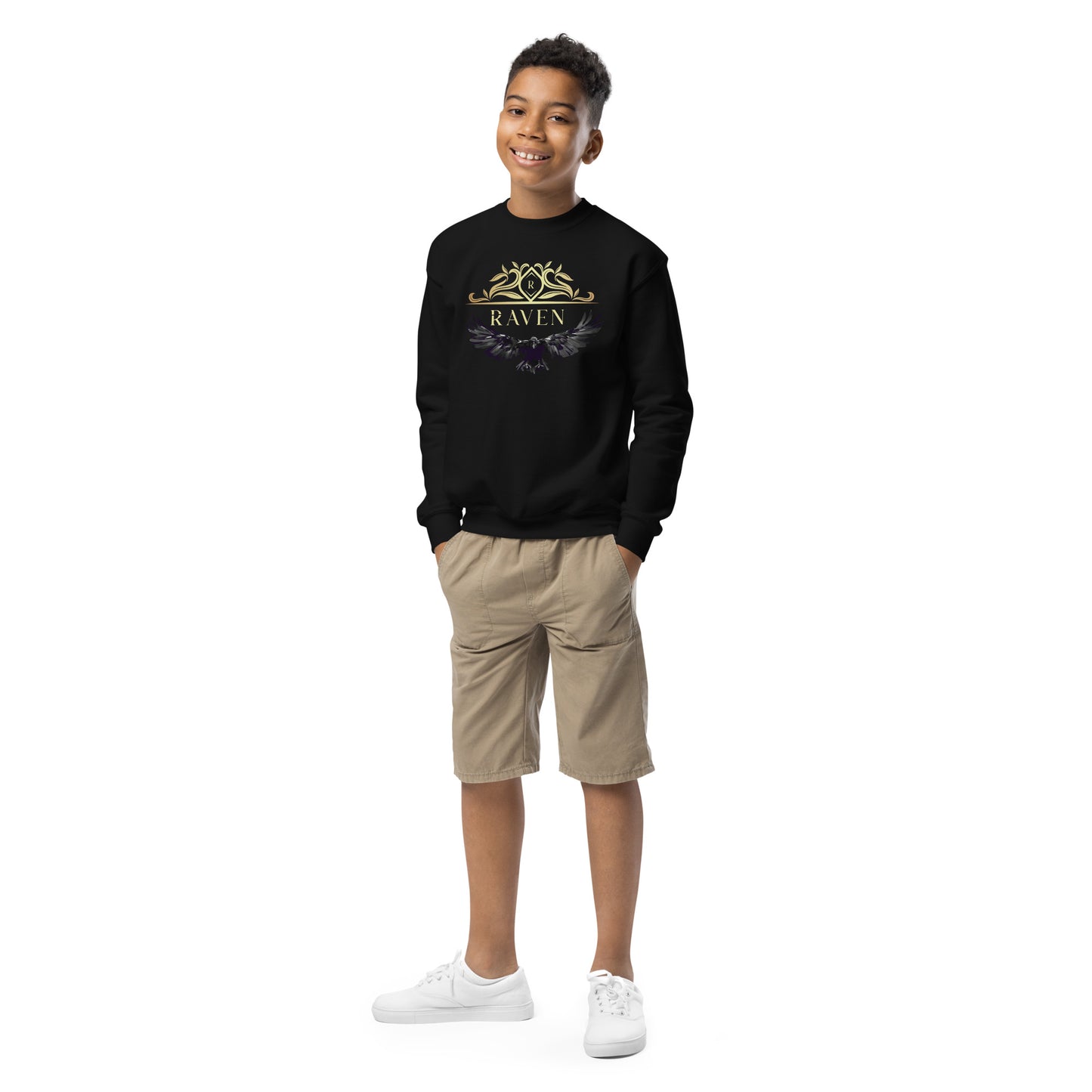 Kiburi Raven crewneck sweatshirt